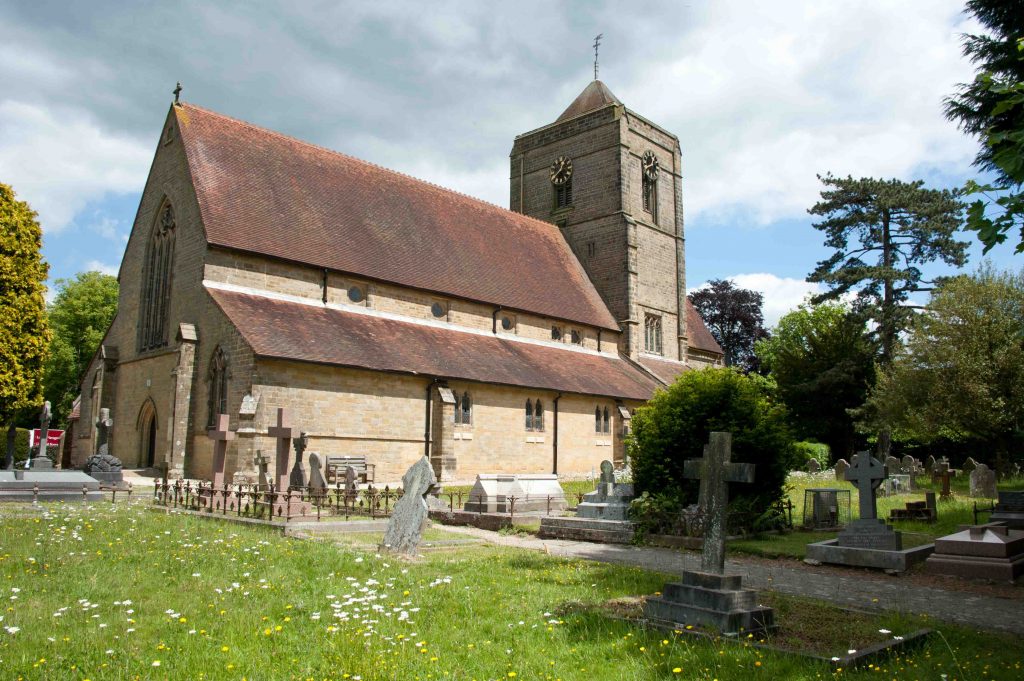 St. Wilfrid's Church in the Springtime. Our churchyard becomes a nature reserve during the year. 